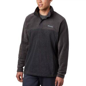 COLUMBIA Mens Steens Mountain Half Snap Fleece Pullover 3XL Charcoal / Shark NWT